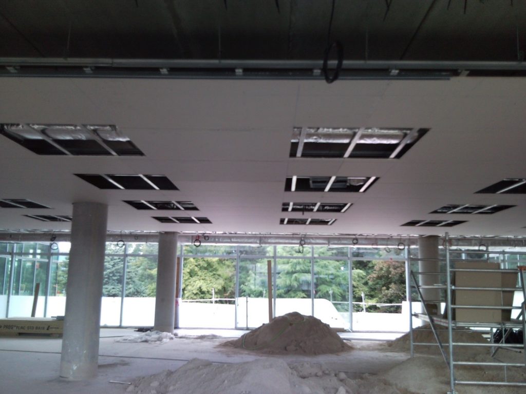 Faux plafond pour bureaux